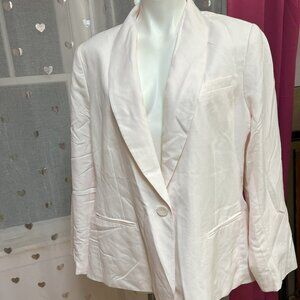 #132 NWT Chico's White Dress Jacket Blazer Size 3 (16)